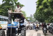 Farmers Hold Motorcycle Rally in Yamunanagar, Oppose Proposed India-US Free Trade Deal 1