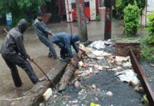 Yamunanagar Civic Teams Brave Heavy Rain to Prevent Waterlogging Across the CityMunicipal workers clear blocked drains, deploy pumps as 80 mm rainfall tests city’s drainage network c