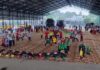 Independence Day Celebrations: Students Prepare Patriotic Performances as Full-Dress Rehearsal Held School students participate in Independence Day full-dress rehearsal in Yamunanagar