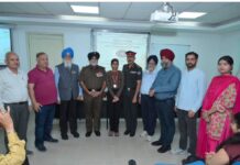 GNK College Student Shivani Honoured with Gold Medal for Academic Excellence GNK College Yamunanagar student Shivani being honoured with a gold medal for academic excellence.