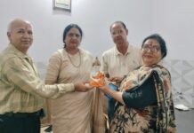 Yamunanagar Mayor Suman Bahmani celebrates Raksha Bandhan with special children at Utthan Sansthan Mayor Suman Bahmani celebrates Raksha Bandhan with special children at Utthan Sansthan in Yamunanagar.