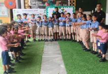 Mukand Public School Students Make Eco-Friendly Rakhis in Swachh Bharat Mission Initiative Students of Mukand Public School in Yamunanagar make eco-friendly rakhis during a Swachh Bharat Mission awareness programm