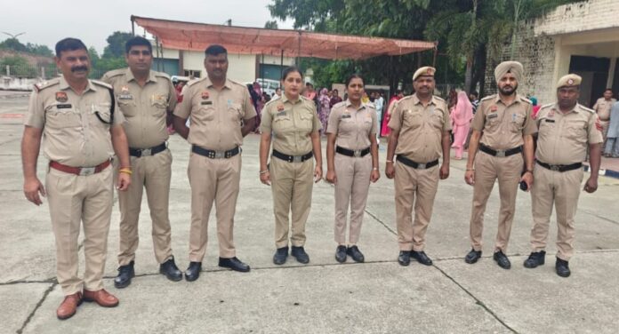 SP Kamaldeep Goyal directs Yamunanagar Police checking drive against crime and suspicious vehicles
