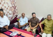 BJP State Secretary Madan Chauhan Joins ‘Mann Ki Baat’ with Workers, Residents in Shastri Colony BJP state secretary Madan Chauhan with workers and residents during Mann Ki Baat programme in Yamunanagar.