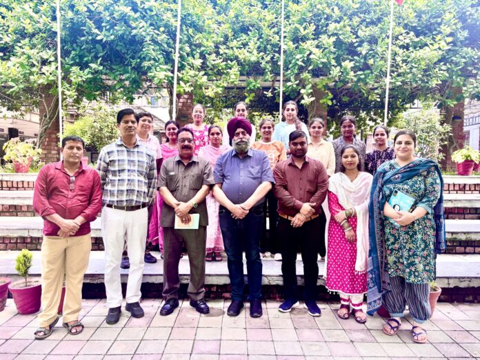 B.Ed. photo B.Ed students of Guru Nanak Khalsa College celebrate their first-division results in Kurukshetra University examinations.