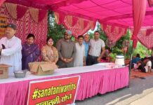 Sanatani Warriors Set Up Medical Camp, Refreshment Facility for Kanwariyas in Yamunanagar D