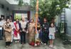 Uthan Sansthan’s Differently-Abled Children Celebrate Independence Day with Tricolour Flag Hoisting Differently-abled children of Uthan Sansthan participate in an Independence Day celebration during a Tricolour flag-hoisting programme.**