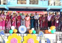 St Lawrence International School Celebrates Independence Day with Patriotic Fervour and Cultural Performances Students presenting patriotic performances during Independence Day celebration at St Lawrence International School