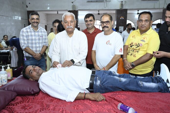 Voluntary blood donation camp for thalassaemia patients organised in Yamunanagar