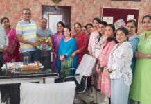 St Lawrence International School celebrates Founders’ Day in honour of Dr M.K. Sehgal Dr M.K. Sehgal and Dr Rajni Sehgal during the Founders’ Day celebration at St Lawrence International School.