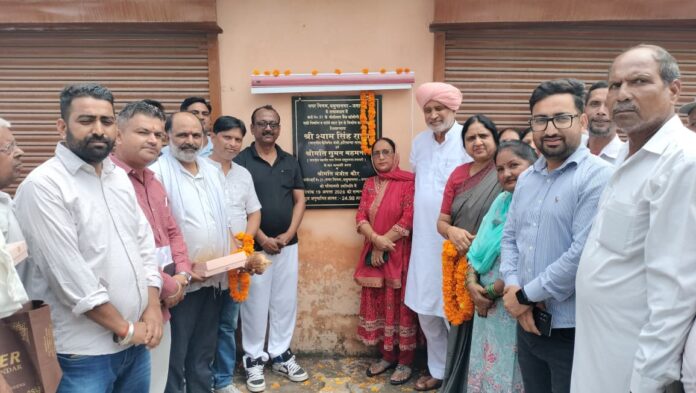 Shyam Singh Rana and Suman Bahmani inaugurate development works in Ward 21 Yamunanagar