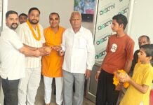 40 Kanwar Yatra Participants Honoured at Shubh Milan Programme in Mehlawali Kanwar Yatra participants honoured at a Shubh Milan programme in Mehlawali