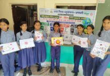 Eco-Friendly Rakhi Competition Promotes Cleanliness and Environmental Awareness at Yamunanagar School Students participating in an eco-friendly Rakhi competition organised by the Yamunanagar Municipal Corporation’s Swachh Bharat Mission team.