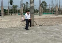 Yamunanagar Municipal Corporation Strengthens Kail Waste Disposal Plant With ₹7.24 Lakh All-Weather Shed Additional Municipal Commissioner Dheeraj Kumar reviewing construction work for a ₹7.24 lakh tin shed and paved waste processing area at the Kail waste disposal plant in Yamunanagar.