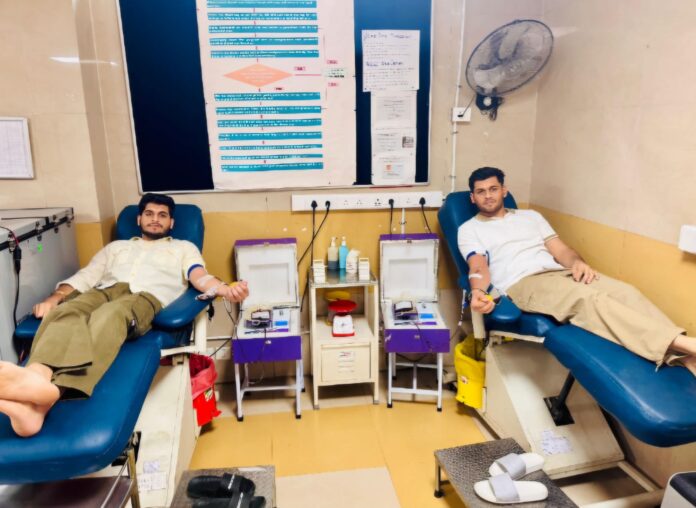 Brothers donate B-negative blood at PGI Chandigarh for woman awaiting surgery