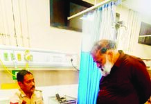 Shandilya Demands NIA Probe into Attack on Police Personnel in Ambala Viresh Shandilya meeting injured police personnel in Ambala