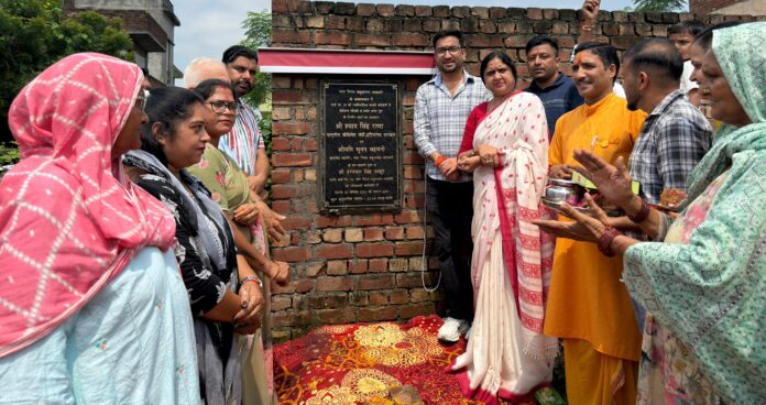 Mayor Suman Bahmani launches ₹82.68 lakh development works in Yamunanagar Ward 18
