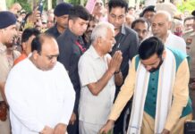 CM Nayab Singh Saini Pays Last Respects to RSS Pracharak Jagdish Mittal in Jagadhri Nayab Singh Saini pays tribute to Jagdish Mittal in Jagadhri