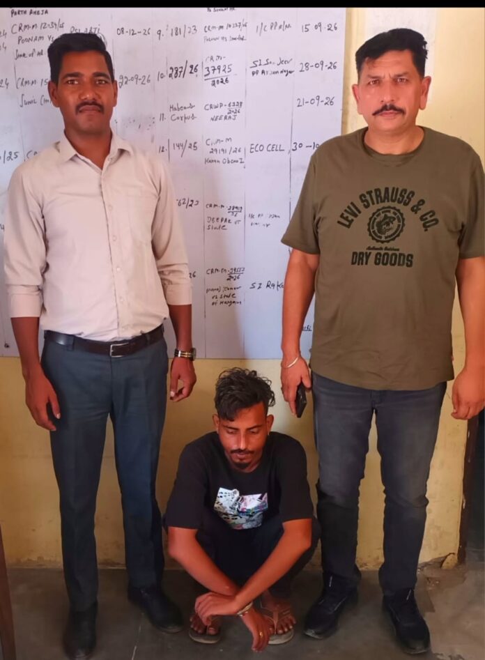 Yamunanagar Police PO Staff team conducting crackdown against proclaimed offenders