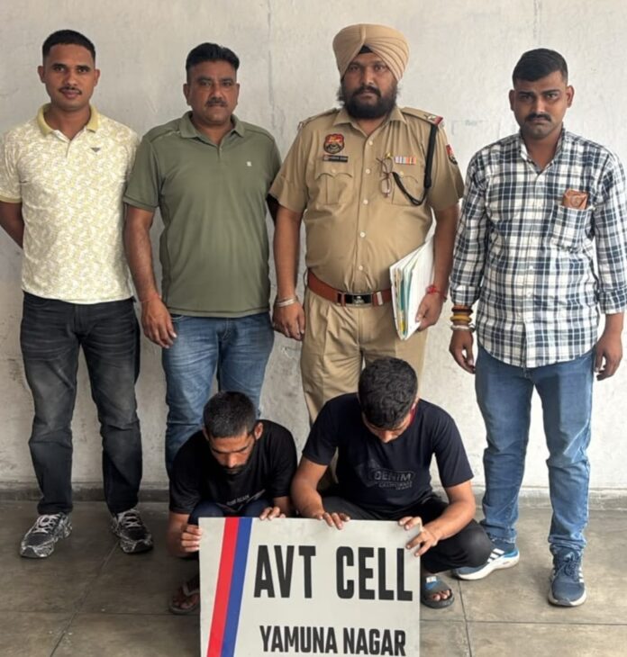 Yamunanagar police recover two stolen Activas after arresting two alleged vehicle thieves
