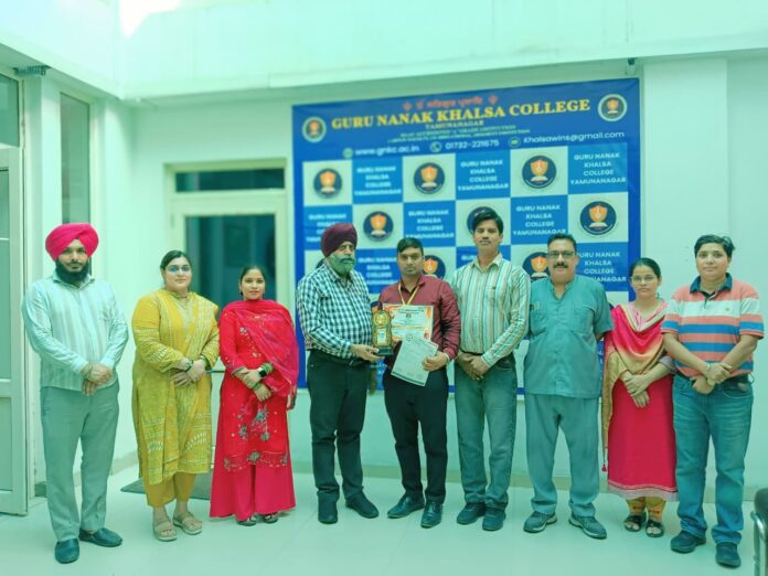 GNKC Assistant Professor Prof Raju honoured with National Teacher Award