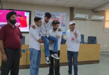 Red Cross Conducts First-Aid Training at Mukand Lal National College on World First Aid Day Students attend World First Aid Day first-aid training at Mukand Lal National College Yamunanagar