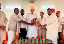 Saini Government Committed to Antyodaya, Development and Welfare of Every Section: Shyam Singh Rana Haryana Agriculture Minister Shyam Singh Rana interacts with villagers in Radaur