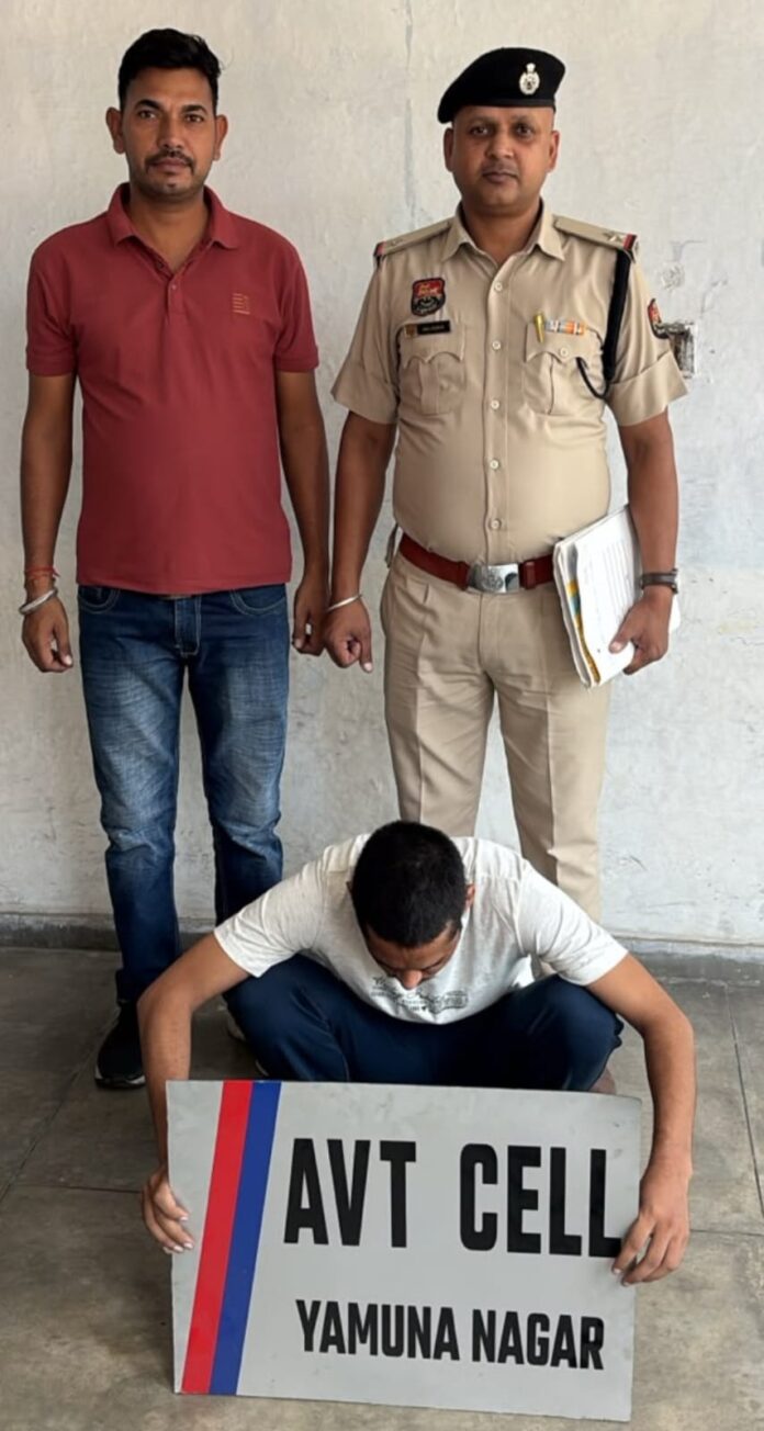 yamunanagar-police-tipper-theft-accused-arrested.jpg Yamunanagar Police Anti-Vehicle Theft Cell stolen tipper recovery and theft investigation