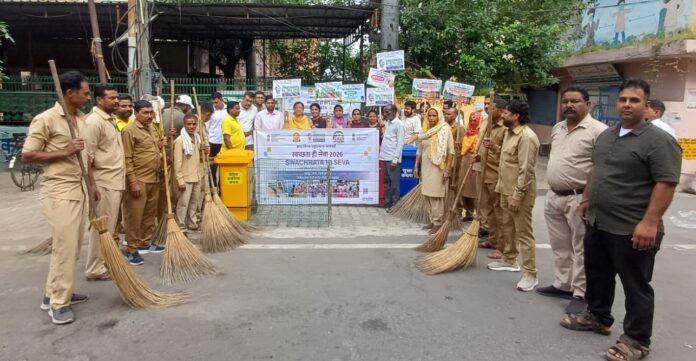 New Hamida Colony Cleanliness Drive Yamunanagar Municipal Corporation cleanliness drive in New Hamida Colony Yamunanagar