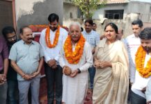 ₹14.88 Lakh Development Works Launched in Ranjit Colony, Ward 20 Suman Bahmani and Ghanshyam Das Arora launch development works in Ranjit Colony Yamunanagar