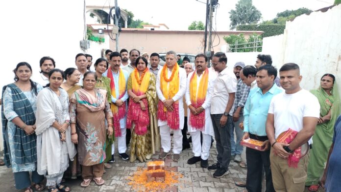 Mayor Suman Bahmani launches development works in Jagadhri Ward 6