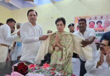 Kumari Selja Urges Congress Workers to Raise Farmers’, Youth and Public Issues at Grassroots Kumari Selja addresses Congress workers at Tohana and Ratia block conferences