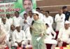 Kumari Selja Raises Farmers, Jobs and Electoral Transparency Issues at Bhattu Congress Convention Kumari Selja addressing Congress workers at the Bhattu Block Congress Convention
