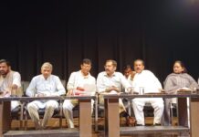 Service Sankalp Abhiyan 2026 Preparations Reviewed at Kurukshetra Meeting Officials and public representatives during a meeting on preparations for Service Sankalp Abhiyan 2026 at the Multi Art Cultural Centre in Kurukshetra