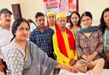 31 Units of Blood Collected as Seva Sankalp Campaign Brings Civic Workers and Volunteers Together in Yamunanagar Blood donation camp organised under Seva Sankalp Abhiyan at Nehru Park Yoga Hall, Yamunanagar