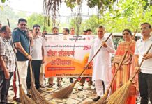 Seva Sankalp Abhiyan Begins in Jagadhri with Special Cleanliness Drive Mayor Suman Bahmani, Municipal Commissioner Mahabir Prasad and former minister Kanwar Pal participate in the Seva Sankalp cleanliness drive at Old Grain Market Jagadhri