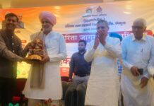 Cooperatives Key to Farmer Self-Reliance, Says Shyam Singh Rana at Jagadhri Seminar Haryana Agriculture Minister Shyam Singh Rana and former minister Kanwar Pal Gurjar at a cooperative awareness seminar in Jagadhri