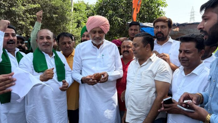 Shyam Singh Rana Radaur Yamunanagar Kurukshetra Road Project Haryana Agriculture Minister Shyam Singh Rana during the launch of the Yamunanagar-Radaur road improvement project