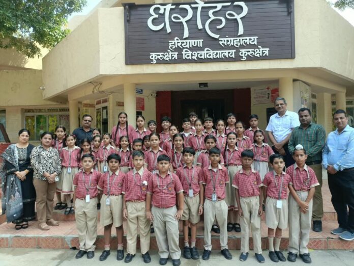 St. Lawrence International School Kurukshetra Educational Tour St. Lawrence International School students and teachers during an educational tour to Kurukshetra