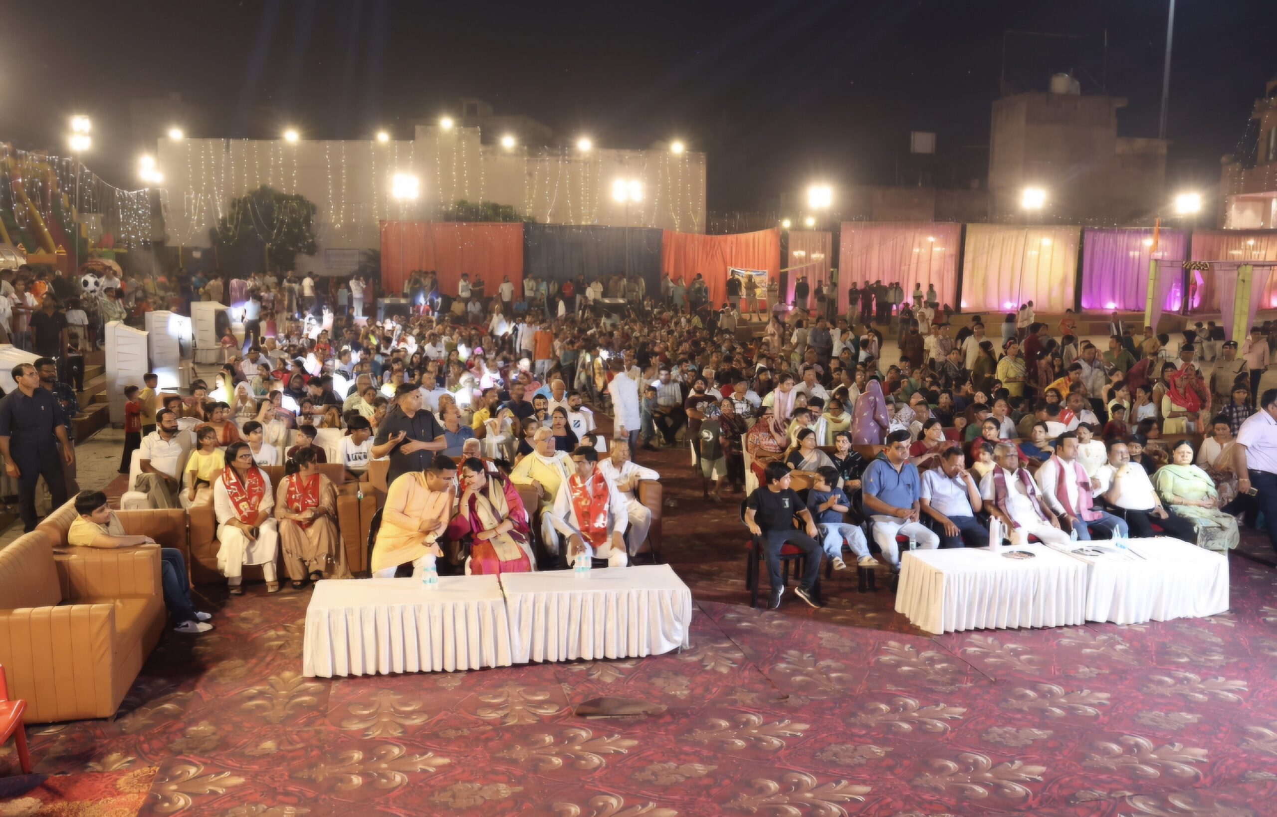 Devotees attend the Vaman Dwadashi Mela in Ladwa