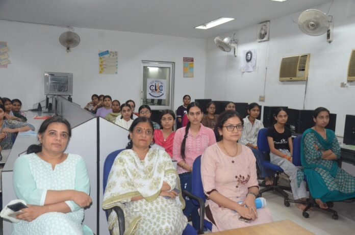 DAV Girls College students attend online lecture on research and innovation