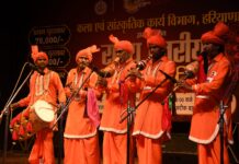 Haryana’s Traditional Been Music Takes Centre Stage at State-Level Competition in Kurukshetra Traditional folk artists perform during Haryana state-level Been competition in Kurukshetra