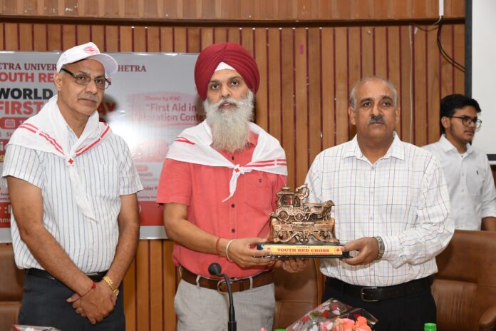 Red Cross conducts CPR and first aid training during World First Aid Day in Kurukshetra