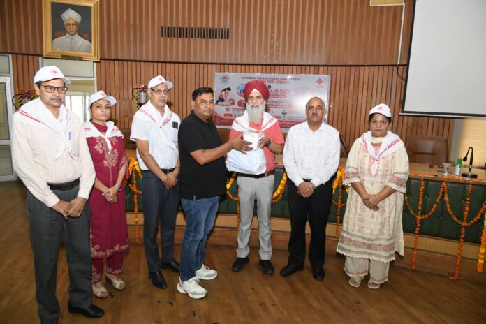 kurukshetra-university-first-aid-training-world-first-aid-day.jpg Kurukshetra University students and staff attend World First Aid Day first-aid training camp