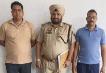 Yamunanagar Police Arrest Suspected Bike Thief, Trace Missing Child and Crack Down on Betting Anti-Vehicle Theft Cell personnel with suspected bike thief in Yamunanagar