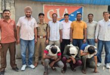 Yamunanagar Police Step Up Action Against Crime, Absconders and Traffic Violations Yamunanagar CIA team with three arrested snatching suspects