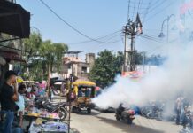 Yamunanagar Civic Body Begins Ward-Wise Fogging to Curb Mosquito-Borne Diseases Municipal Corporation workers conduct fogging in Yamunanagar to prevent mosquito-borne diseases