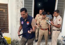 Yamunanagar Police Conducts Narcotics Search Operation in Devdhar Yamunanagar Police conducts narcotics search operation with detection dog in Devdhar