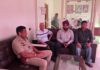 Yamunanagar Police Tightens Security at Petrol Pumps, Orders Better CCTV Surveillance Chhappar police officer Pramod Walia meeting petrol pump operators in Yamunanagar