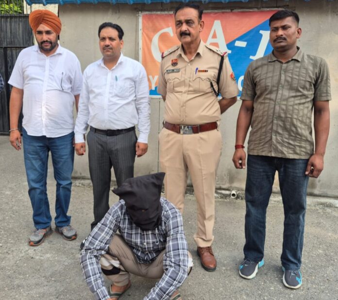 jaidhar-murder-case-yamunanagar-rakesh-kumar-arrest.jpg Yamunanagar Police Crime Branch-I arrests accused in Jaidhar murder case